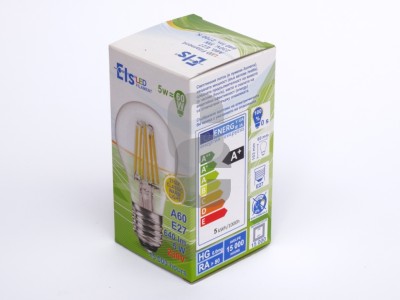 Крушка LED ФИЛАМЕНТ Е27 - 5W=60W A60